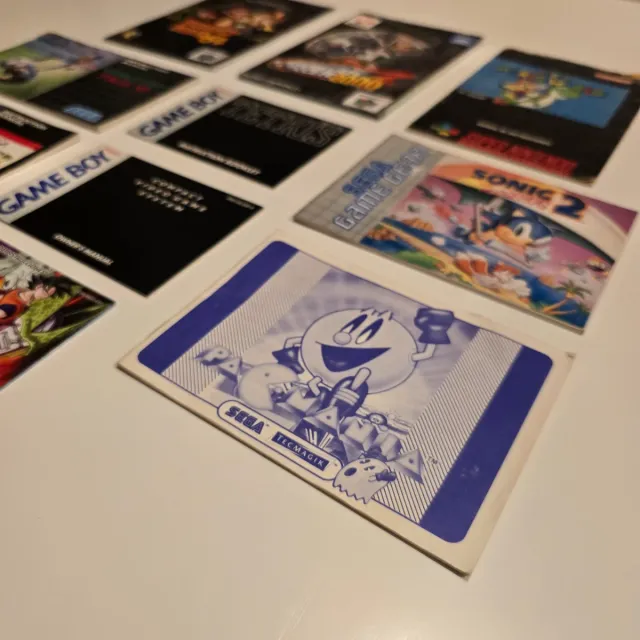 Manuales de Instrucciones - Videojuegos Retro