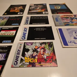 Manuales de Instrucciones - Videojuegos Retro