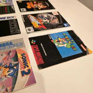 Manuales de Instrucciones - Videojuegos Retro