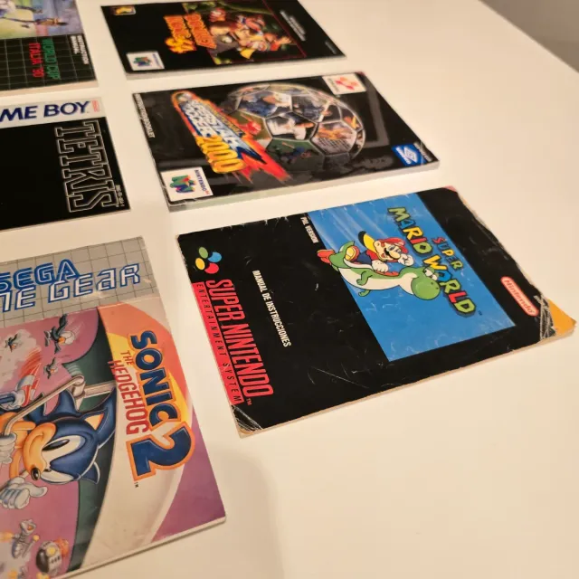 Manuales de Instrucciones - Videojuegos Retro
