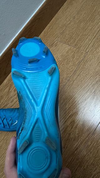 Botas de fútbol Nike azules talla 42