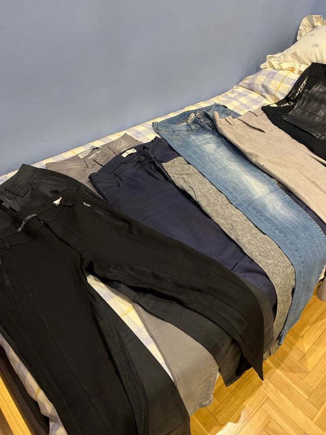 Lote de 9 pantalones varios
