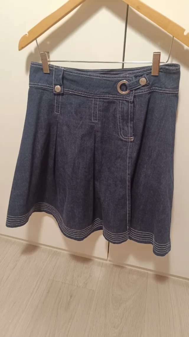 Falda vaquera Morgan azul algodón