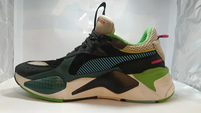 Zapatillas Puma RS Mujer Negro y Verde