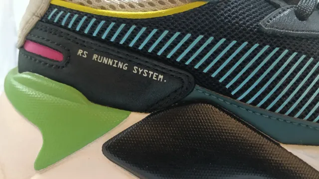 Zapatillas Puma RS Mujer Negro y Verde