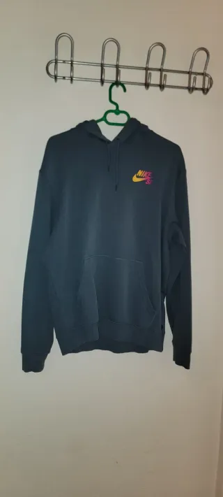 Sudadera Nike SB Hombre verde azulado.