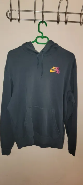 Sudadera Nike SB Hombre verde azulado.