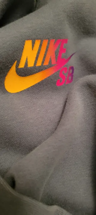 Sudadera Nike SB Hombre verde azulado.