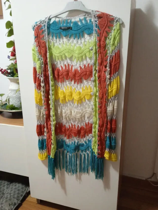 Rebeca de hilo multicolor talla única