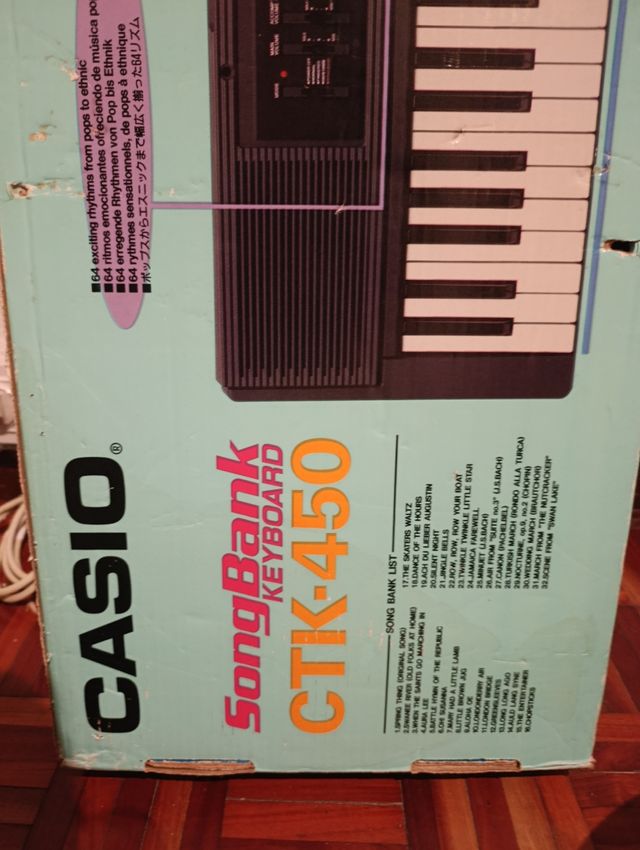 Teclado Casio CTK-450 Song Bank