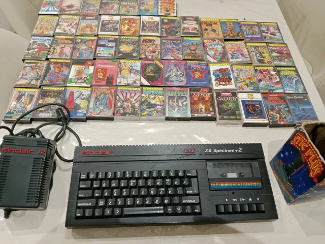 ZX Spectrum 128 +2 Sinclair Consola + Juegos