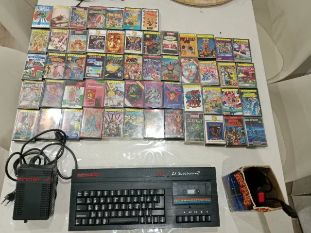 ZX Spectrum 128 +2 Sinclair Consola + Juegos