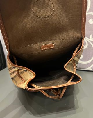 Mochila Burberrys Beige y Marrón