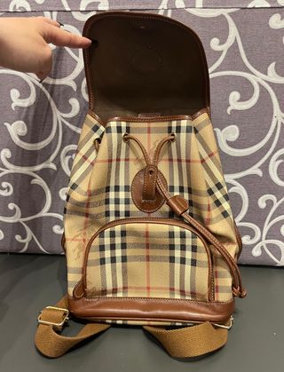 Mochila Burberrys Beige y Marrón