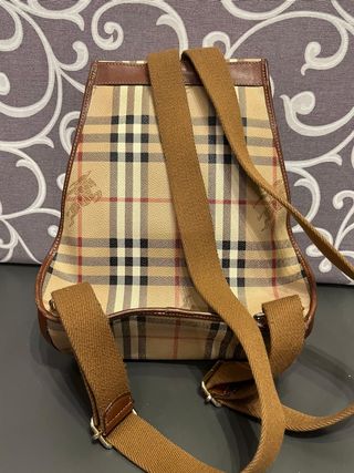 Mochila Burberrys Beige y Marrón