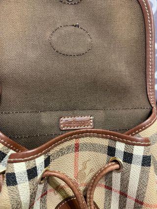 Mochila Burberrys Beige y Marrón