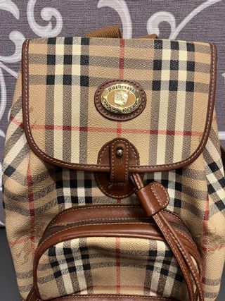Mochila Burberrys Beige y Marrón