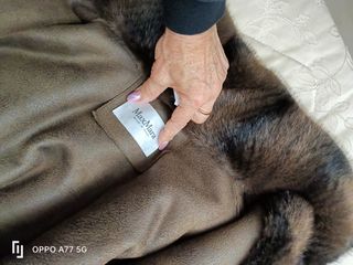 Max Mara ecopelleliccia taglia unica