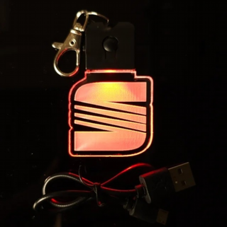 Llavero LED Seat Logo Antiguo - Multicolor