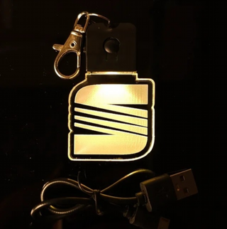 Llavero LED Seat Logo Antiguo - Multicolor