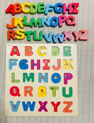 Juego de Madera Abecedario Puzzle