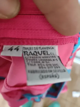 Traje Flamenca Rosa Talla 42