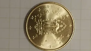 Moneda 50 céntimos San Marino 2024