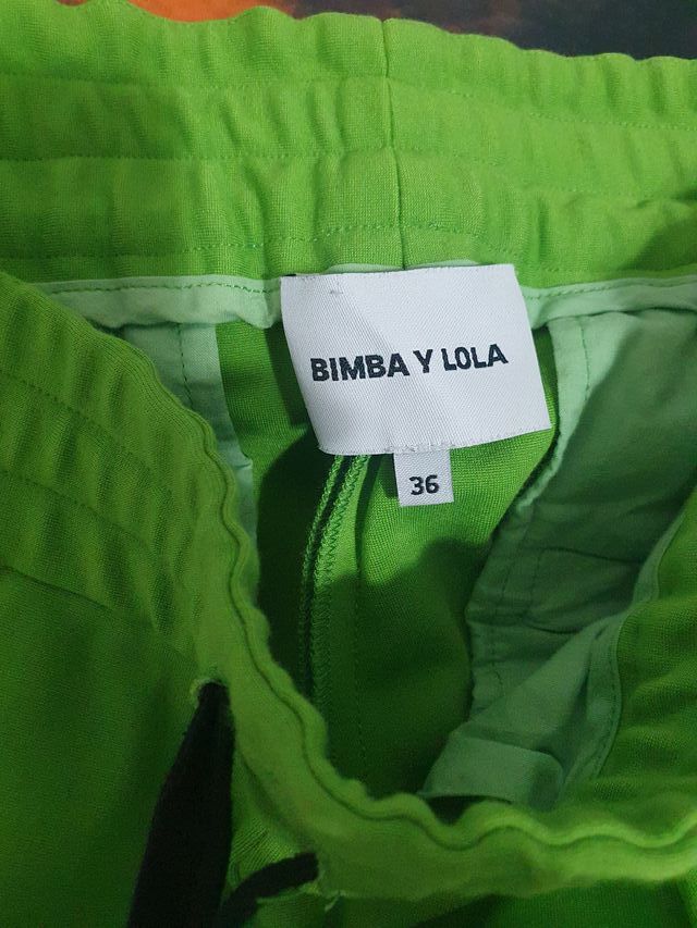 Pantalón verde BIMBA Y LOLA
