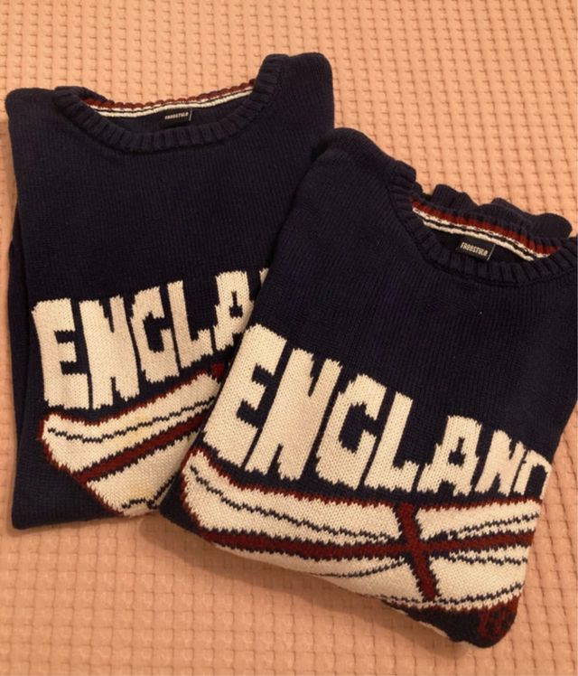 2 Jerséis Azul Marino England