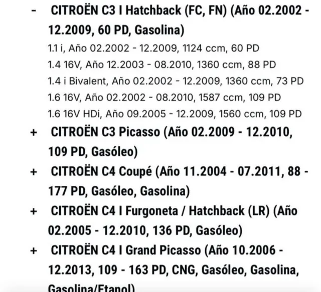 Copelas Amortiguación Delanteras