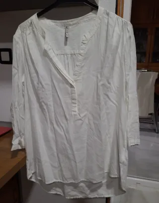 Blusa blanca mujer