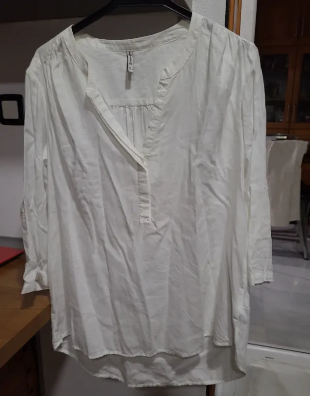 Blusa bianca donna