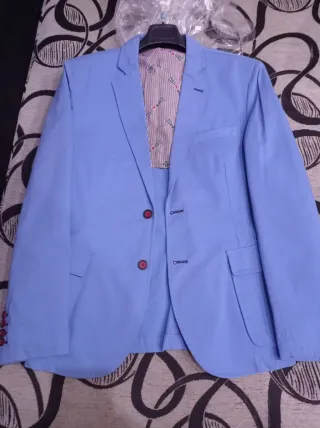 Americana Mikelo Custom Azul y Rojo