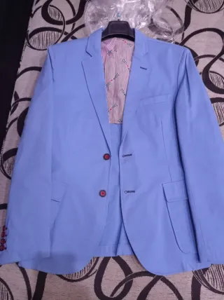 Americana Mikelo Custom Azul y Rojo