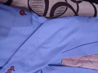 Americana Mikelo Custom Azul y Rojo