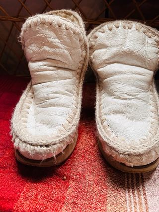 Mou con plataforma blancas