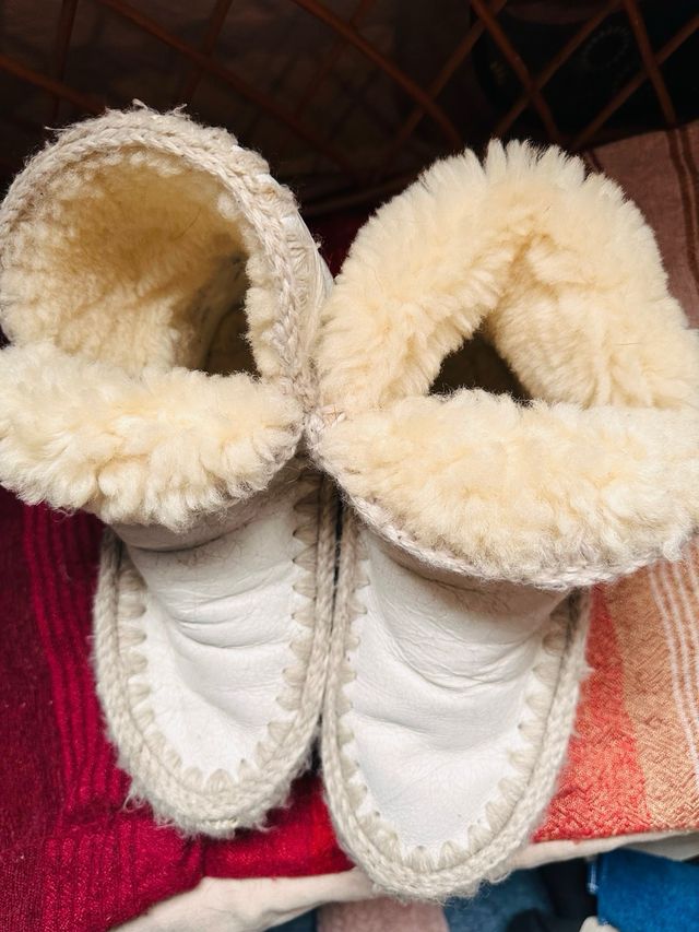 Mou con plataforma blancas