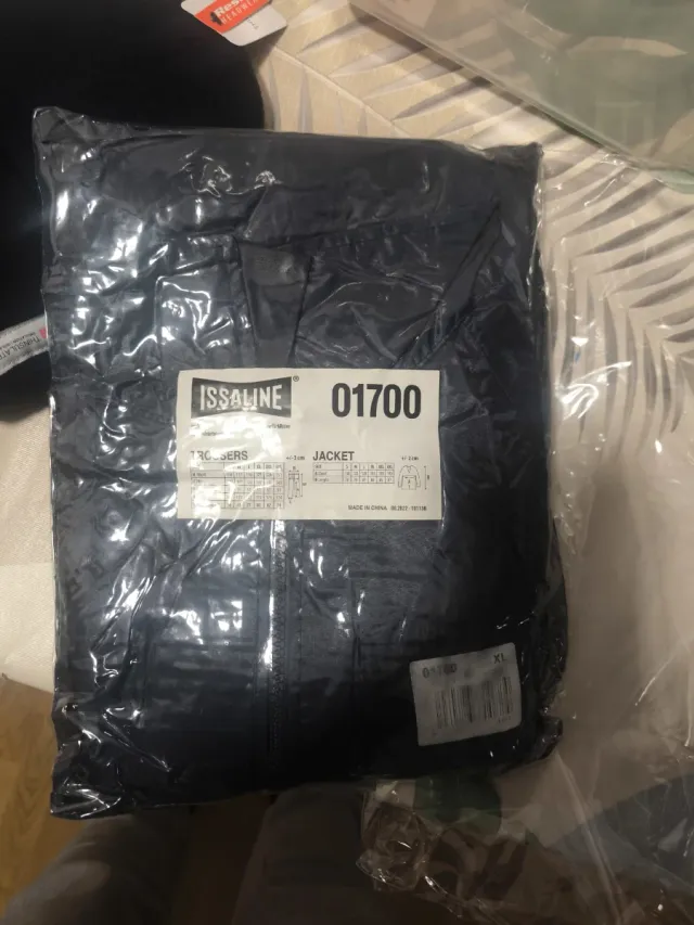 Chubasquero Trabajo ISSALINE Azul Talla XL