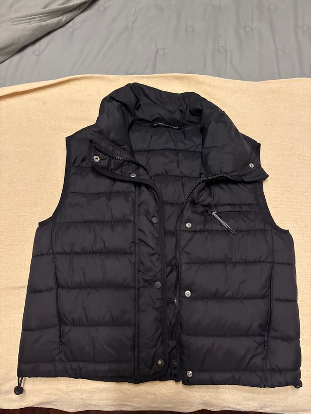 Chaleco acolchado Zara negro