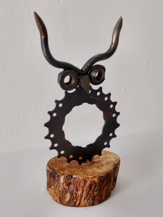 Araña Decorativa Metal Negra