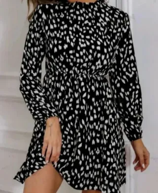 Abito donna fantasia maculata Taglia L