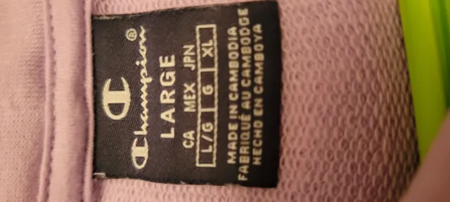 Sudadera Champion Hombre Morada