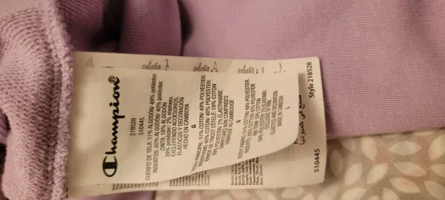 Sudadera Champion Hombre Morada