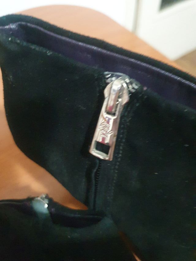 Botín Bimba y Lola Negro y Plateado