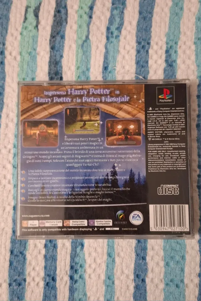 Harry Potter e la Pietra Filosofale PS1 completo