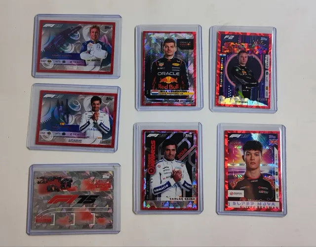 7 cartas Numeradas Topps Turbo Attax 2025