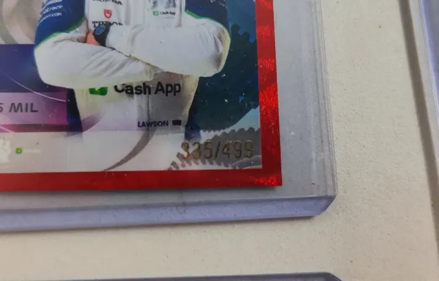 7 cartas Numeradas Topps Turbo Attax 2025