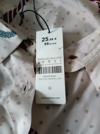 Camisa estampada nueva