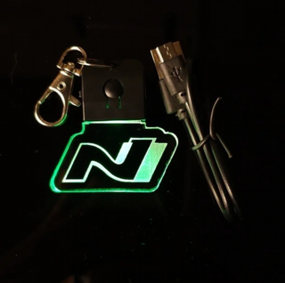 Llavero LED Hyundai N Logo - Multicolor