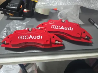 Protector 4 Pinzas de freno Audi rojas (2 unidades